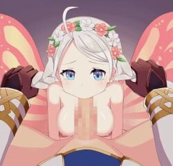 1boy 1girls alternate_costume animated blue_eyes braid breasts brown_gloves butterfly_wings censored commission commissioner_upload erection fairy_wings fellatio female female_focus fire_emblem fire_emblem_fates fire_emblem_heroes flower gloves grabbing_another&#039;s_hair hair_flower hair_ornament hairband insect_wings kiran_(fire_emblem) kiran_(male)_(fire_emblem) large_breasts looking_at_viewer low_twin_braids low_twintails male male_pov mosaic_censoring nina_(fire_emblem) nina_(resplendent)_(fire_emblem) nintendo non-web_source official_alternate_costume oral parted_bangs pov shira_yu_ki shoes skeb_commission solo_focus straight twin_braids twintails wings