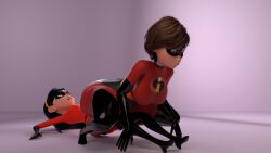 1futa 1girls 3d ass ass_focus big_ass big_breasts breasts costume curvaceous curvy curvy_figure disney elastigirl female futa_on_female futanari helen_parr heperson high_heels huge_ass huge_breasts latex milf pixar self_upload squatting superheroine the_incredibles thick thick_ass thick_thighs thighs violet_parr