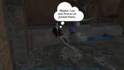 1girls 3d 3d_(artwork) 3d_animation animated anthro aquaphilia asphyxiation breasts choking diving drowning female furry girl longingtail mp4 nude original sfm slideshow solo sound tagme underwater video