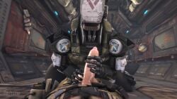 3d animated gay gay_sex handjob human human_on_robot human_penetrating male/male male_only no_sound partially_clothed rayhuma robot sfm spectre_(titanfall) tagme titanfall video