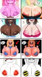 2023 2d 2d_(artwork) 5_fingers 8girls adventure_time anthro areola areola_slip areolae armpits arms_above_head arms_behind_back arms_behind_head arms_up arrow backpack bag beauty_mark big_areola big_breasts big_nipples bikini bikini_top black_eyes blonde_eyebrows blonde_hair blue_bikini blue_clothing blue_sweater blue_topwear blush blush_lines bra breast_focus breasts brown_areola brown_hair brown_nipples cartoon_network casual clothed clothing crossover dark-skinned_female dark_skin dark_skinned_female directional_arrow eastern_and_western_character edit edited english_text eyebrows female female_focus female_only fionna_and_cake fionna_the_human_girl furry glitch_productions gloria_(pokemon) green_backpack grin hair headwear huge_boobs huge_breasts human humanoid_hands j_(murder_drones) light_body light_skin long_hair mario_(series) milf milk milk_bottle mole mole_on_breast mouse ms._mowz murder_drones musk nessa_(pokemon) nintendo nipple_bulge nipple_outline nipple_slip nipples nipples_visible_through_clothing no_bra noseless open_mouth open_smile ota_(artist) pale_skin paper_mario paper_mario:_the_thousand-year_door pictographics pink_areola pink_body pink_hair pink_nipples pink_skin pink_tongue pokemon pokemon_ss princess princess_bubblegum pulling_bikini_string pulling_clothing purple_areola purple_nipples raised_clothing raised_topwear robot robot_girl savannahxyz shiny_areola shiny_nipples short_hair simple_eyes simple_face smile speech_bubble sports_bra string_bikini sweat sweatdrop sweater sweater_up sweaty sweaty_breasts teeth teeth_showing text thick_eyebrows third-party_edit thumbnail tongue topwear white_body white_fur white_skin ych youtube