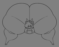 2024 anthro ass cervine deer enormous_ass enormous_butt enormous_thighs fat_legs hoodie hoodie_only horn horns hyper hyper_ass male_only phoebe_(phoebe457) tease teasing teasing_viewer thenameisradio thick thick_ass thick_hips thick_legs thick_thighs twitter wide_hips