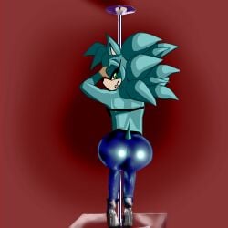 female lucia_the_hedgehog mafygames pole_dancing sonic_(series) sonic_the_hedgehog_(series) thick_ass