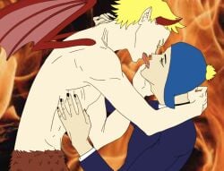 craig_tucker craig_x_tweek creek kissing south_park traced tweek_tweak tweek_x_craig yaoi