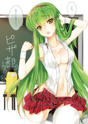 big_breasts c.c. code_geass creayus female no_bra no_panties partially_clothed tagme