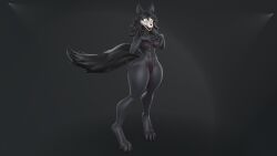 3d_(artwork) anthro ass big_tail breasts canid canine curvy_figure da.nilkaz digital_media_(artwork) female fur genitals hair hi_res mal0 malo mammal nipples nude pussy scp-1471 scp-1471-a scp-1471-a_(da.nilkaz) scp_foundation simple_background solo tail tongue