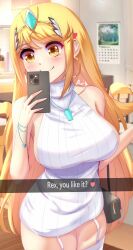 mythra from nintendo by anisdrawn