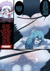 1boy 1femboy about_to_be_raped about_to_fuck angry angry_face anus big_ass blood blood_on_face blood_splatter blood_stain blue_hair bottom_heavy bottom_heavy_femboy comic dark_eyes english_dialogue english_text femboy femboy_focus femboysub feminine feminine_male fully_clothed girly giving_up huge_ass hyper_ass imminent_anal imminent_penetration imminent_rape imminent_sex itadori_yuuji jujutsu_kaisen kibou-kage light-skinned_femboy light-skinned_male light_skin long_hair mahito_(jujutsu_kaisen) male male_focus male_only outdoor outdoors outside pale-skinned_femboy pale-skinned_male pale_skin pants_down pants_only pants_pull peak_cinema pink_hair pulling_down_pants revenge revenge_sex scar scary_face snow speech_bubble speech_bubbles teeth thick thick_ass thick_boy thick_thighs torn_clothes torn_clothing trap yaoi