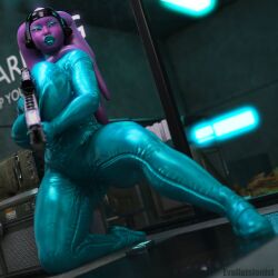 1girls 3d alien alien_girl alien_humanoid assault_rifle big_breasts big_butt blue_bodysuit bodysuit curvaceous curvy curvy_figure digital_media_(artwork) evolluisionist fat_lips female female_focus firearm hair_tentacles hips holding_weapon huge_ass huge_breasts humanoid large_ass large_breasts legs lips lucasarts lucasfilm pseudo_hair purple_body ranged_weapon rifle star_wars teal_lipstick tentacle_hair thick_lips turquoise_clothing twi'lek violet_body violet_hair voluptuous voluptuous_female waist weapon wide_hips