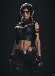 1girls 3d alf3d aviator_sunglasses big_ass big_breasts breasts bust busty chest curvaceous curvy curvy_figure eyebrows eyelashes eyes female female_focus hips hourglass_figure huge_breasts human lara_croft lara_croft_(survivor) large_breasts legs light-skinned_female light_skin lips mature mature_female slim_waist solo sunglasses thick thick_hips thick_legs thick_thighs thighs tinted_eyewear tomb_raider tomb_raider_(survivor) top_heavy voluptuous waist wide_hips