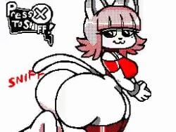 ass_in_face ass_worship effie flipnote_studio furry massive_ass massive_breasts sniffing sniffing_ass tail vampiricpig voluptuous_female