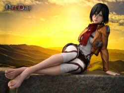 mikasa ackerman from attack on titan by necdaz91