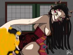 daki (kimetsu no yaiba) from demon slayer by beanermane
