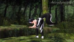 3d aerodynamics animated fart fart_fetish female skunk skunk_girl skunk_spray skunk_tail video