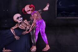 alternate_universe ambiguous_gender anal animated_skeleton anthro artist_signature black_body ectobody ectopenis fan_character horns oc original original_character purple_body sans sans_au sans_oc sanscest self_upload sinner0w0 skeleton underswap underswap_sans undertale undertale_au ych_result