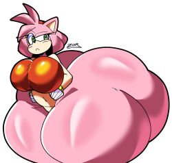 1girls amy_rose ass_bigger_than_head ass_bigger_than_torso bottom_heavy furry huge_breasts hyper hyper_ass hyper_thighs massive_ass massive_thighs meat_wall_(body_type) questioning solo_female sonic_(series) tagme thick_thighs zoruadrawsstuff