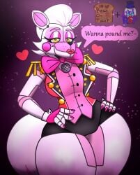 anthro beanontoast big_breasts clothing female five_nights_at_freddy's five_nights_at_freddy's:_sister_location fox_girl funtime_foxy_(fnaf) funtime_foxy_(fnafsl) rockstar_puppet_(artist) white_body