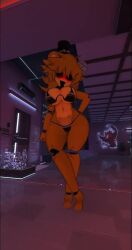 1girls 3d a1animatronic animated ass bandage bandage_on_ears barefoot bear bear_ears bear_girl big_hips black_and_white_eyes black_eyes blush blushing_at_viewer cally3d completely_nude completely_nude_female cryptiacurves female female_focus female_only five_nights_at_freddy's fredina's_nightclub full_body furry furry_only golden_freddy_(fnaf) golden_freddy_(fnia) golden_fredina_(cally3d) huge_ looking_at_viewer massive_hips mp4 music naked naked_female nude nude_female robot_female solo solo_female sound tagme top_hat tophat twerking twerking_on_face type_0 video vrchat white_eyes