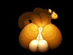 ampharos amphlow anus ass backsack balls big_balls big_butt digital_media_(artwork) dithering feral flygon_(artist) generation_2_pokemon genitals looking_back male nintendo pixel_(artwork) pokemon pokemon_(species) presenting presenting_hindquarters solo tail tail_orb