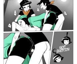 blowjob cum cum_in_pussy cum_inside dashie_(derpixon) dimdim_(derpixon) male/female male_penetrating male_penetrating_female mime_and_dash rule_63 tacocatiii tagme threesome tomtom_(derpixon)