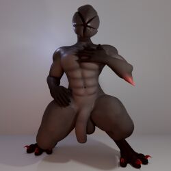 1male abs anthro balls biceps cerberus_the_demogorgon claws crouching demogorgon farran_height_(artist) foreskin foreskin_folds genitals hand_on_chest hand_on_hip hi_res humanoid humanoid_genitalia humanoid_penis intact looking_at_viewer male male_demogorgon_(stranger_things) male_only monster monstrous_humanoid muscles muscular_anthro muscular_male navel netflix nude_male open_mouth partially_retracted_foreskin pecs penis pose semi-erect simple_background smooth_penis smooth_skinned_male solo stranger_things thick_thighs uncut wide_hips