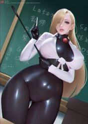 bodysuit female female_only latex latex_bodysuit latex_suit sade_abyss shiny_clothes solo tight_clothing