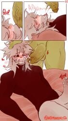 2boys argentina_(countryhumans) blowjob brazil_(countryhumans) comic comic_page countryhumans couple cum cum_in_mouth cum_on_face gay kinky_naty male married married_couple page_60 page_number