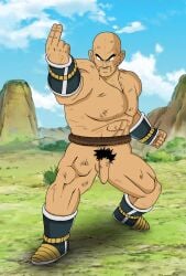 1boy abs bald balls ballsack beefy belt boots dragon_ball dragon_ball_z facial_hair flaccid flaccid_penis foreskin human intact male male_only male_pubic_hair manly masculine mature_male muscular_male mustache nappa nude nude_male pecs penis scrotum self_upload smooth_skinned_male solo super_clark tagme testicles uncut unretracted_foreskin veiny_penis