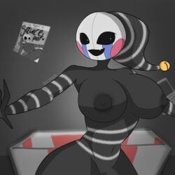 1girls big_breasts five_nights_at_freddy's five_nights_at_freddy's_2 fnaf freddy_fazbear's_pizzeria_simulator marionette_(fnaf) puppet_(fnaf) rule_63 scottgames security_puppet_(fnaf) small_pupils solo solo_female spicyhxzel_(artist) tagme yellow_eyes