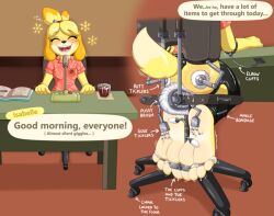 isabelle (animal crossing) from animal crossing by caroo