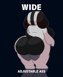 animal anthro ass ass_focus big_ass controller curvy_female curvy_figure curvy_hips fat_ass giant_ass huge_ass huge_butt large_ass large_butt nintendo nintendo_switch round_ass round_asses round_breasts round_butt switch_dog tail video_game_controller wide_hips