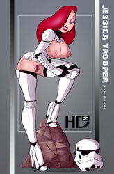 1girls areolae armor boots breasts cosplay disney erect_nipples female female_only female_stormtrooper functionally_nude high_heels hotdesigns2 huge_breasts human jessica_rabbit large_areolae nipples nude pussy solo star_wars stormtrooper stormtrooper_(cosplay) who_framed_roger_rabbit wide_hips