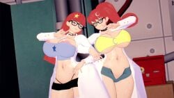 2girls 3d ass big_ass big_breasts bottom_heavy breasts bust busty cartoon_network chest cleavage curvaceous curvy curvy_figure digital_media_(artwork) enormous_ass enormous_breasts eyebrows eyelashes eyes female female_focus fit fit_female gigantic_ass gigantic_breasts hair hips hourglass_figure huge_ass huge_breasts human johnny_test_(series) kaoskatsu large_ass large_breasts legs light-skinned_female light_skin lips mary_test massive_ass massive_breasts mature mature_female round_ass round_breasts round_butt sisters slim slim_waist susan_test test_twins thick thick_hips thick_legs thick_thighs thighs top_heavy top_heavy_breasts twins upper_body voluptuous voluptuous_female waist wide_hips