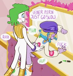 anal_sex erection gay green_hair kid_ritz_(trolls) purple_skin trolls_(film) trolls_band_together twink veneer_(trolls) white_skin yaoi