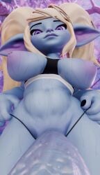 1futa 3d abs bikini blonde_hair blue_body bodily_fluids cum futa_only futadolly futadom futanari hi_res league_of_legends long_ears long_hair looking_at_viewer muscular muscular_futanari navel nipple_piercing nipples penis piercing pointy_ears poppy pov pov_eye_contact purple_eyes riot_games shortstack small_but_hung sweat sweatdrop taker_pov tank_top toned twintails yordle