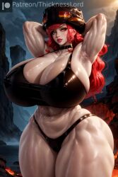 1girls abs ai_generated alternate_body_type alternate_breast_size alternate_costume arms arms_up athletic athletic_female bbw big_ass big_breasts big_butt bikini bimbo bimbo_lips breasts breasts_bigger_than_head child_bearing_hips curvaceous curves curvy curvy_body curvy_female curvy_figure curvy_hips female female_only hat hi_res high_resolution highres hips hips_wider_than_shoulders hourglass_figure huge_breasts magma_cube massive_breasts massive_thighs minecraft mojang muscular muscular_female pale-skinned_female pale_skin red_hair red_lipstick shiny_skin slutty_outfit solo solo_female solo_focus stable_diffusion thick_thighs thicknesslord voluptuous voluptuous_female wide_hips yellow_eyes