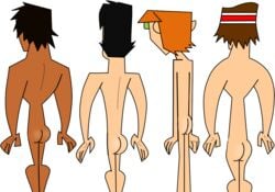 4boys ass hair harold_(tdi) justin_(tdi) male_only straight_hair total_drama_island trent_(tdi) tyler_(tdi) whit08pr0n