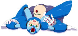 capcom male male_only mega_man mega_man_x multiple_males oral sigma tagme white_background yaoi