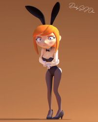 1girls 3d 3d_(artwork) angry angry_expression angry_face bunnysuit female female_only glitch_productions high_heels human_meggy meggy_spletzer pantyhose playboy playboy_bunny playboy_bunny_costume playboy_bunny_leotard playboy_outfit smg4 solo solo_female solo_focus