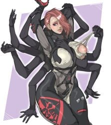 10_arms 1girls color colored exposed_nipple female female_only large_breasts metal_gear_rising:_revengeance mistral_(metal_gear_rising) multi_arm multi_limb ripped_clothing sergey_kekkonen