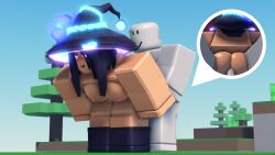 1boy 1girls 3d artist_request bedwars_(easy.gg) big_breasts doggy_style easy.gg female islands_(easy.gg) male purple_hair roblox roblox_game robloxian source_request spirit_catcher tagme