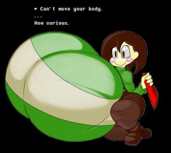 chara from undertale by greenclops
