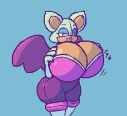 rouge the bat from sonic (series) by bo-the-sno