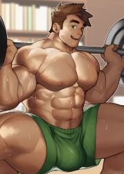 abs alex_(stardew_valley) bara biceps big_muscles big_penis bodybuilder huge_cock huge_muscles male male_focus male_only muscle muscles muscular muscular_arms muscular_back muscular_legs muscular_male muscular_thighs nipples pecs ruisselait solo solo_male stardew_valley veins veiny_muscles veiny_penis