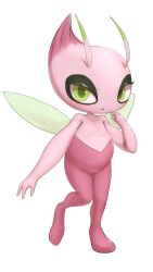 3_fingers antennae_(anatomy) celebi censored ehada fairy female fingers genitals green_eyes green_wings hi_res legendary_pokemon mosaic_censorship nintendo pink_body pink_skin png pokémon_(species) pokemon pokemon_(species) pussy shiny_celebi shiny_pokemon simple_background solo video_games white_background wings