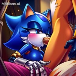 ai_generated metal_sonic metal_sonique miles_tails_prower sonic_(series) sonic_the_hedgehog_(series) tail tails_the_fox