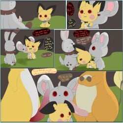 1girls 4boys absurd_res ampharos anus berry bunnelby eating exhibitionism gangbang incest masturbation mega_ampharos mega_evolution minccino oral pichu pokémon_(species) pokemon pokemon_(species) rabbit raichu rodent sucking_penis tail_masturbation tail_play yumei