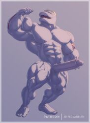 machoke from game freak by ripped-saurian