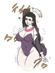 1girls artist_request battle_tendency black_hair breasts female human jojo's_bizarre_adventure lisa_lisa long_hair mature milf mother pale-skinned_female pale_skin shounen_jump tagme