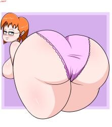 1girls alternate_version_available ass big_ass big_butt blaze_(artist) bubble_ass bubble_butt bxblazexd commission disney disney_channel female female_focus female_only huge_ass huge_butt lydia_pearson mature mature_female milf mother panties panties_only pepper_ann short_hair topless topless_female voluptuous voluptuous_female wide_hips